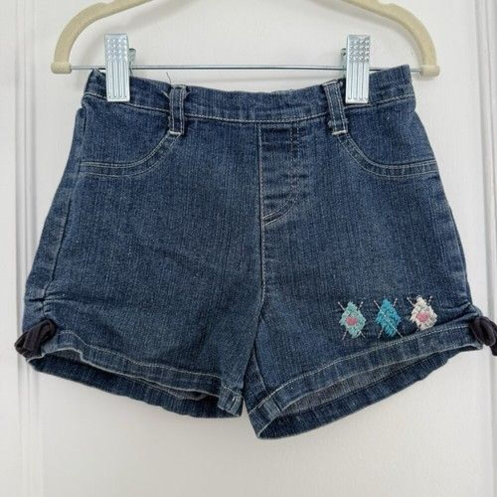 2 B Real Vintage Denim Jean Shorts Embroidered 24M y2k
